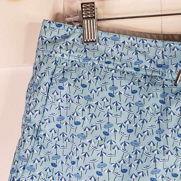 Bonobos Men's Swim Shorts Size 32 X 9 Blue Novelty Umbrella Print Board Surf - Picture 5 of 11